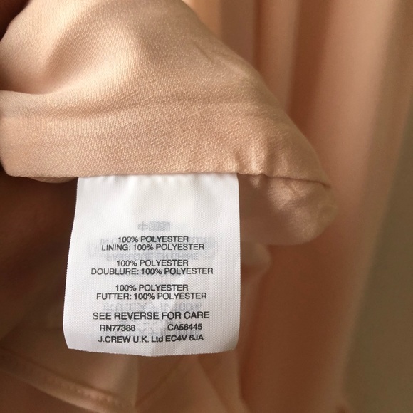 J.Crew Drapey Spaghetti Strap Dress Apricot - Picture 6 of 10